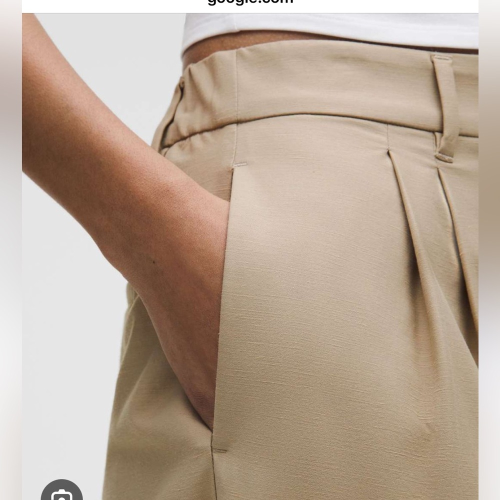 lululemon Oak Linen Trousers - Picture 3 of 3